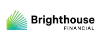 Brighthouse Financial client text logo with greenish blue ray beams used to represent a satisfied Fulfillit client