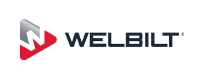 WELBILT client logo with uppercase black font and red and black slanted triangle with a W in it to represent a satisfied Fulfillit client