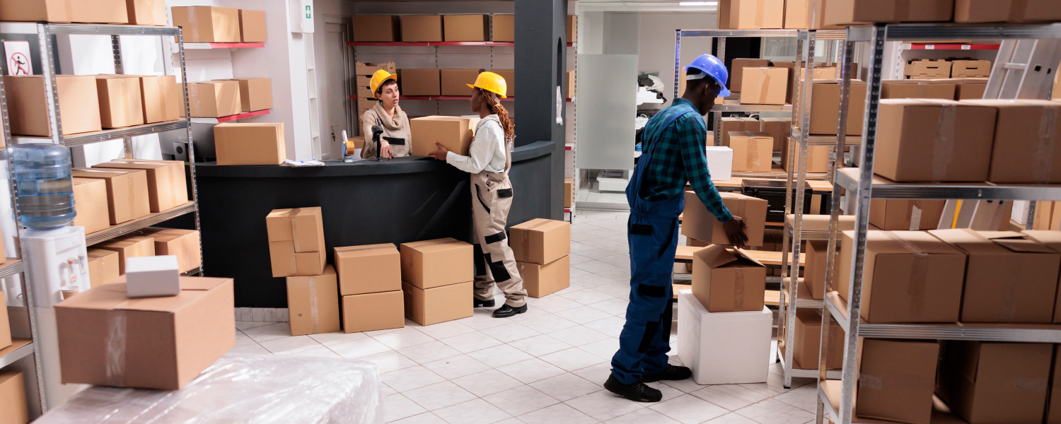 Pick and pack fulfillment at warehouse