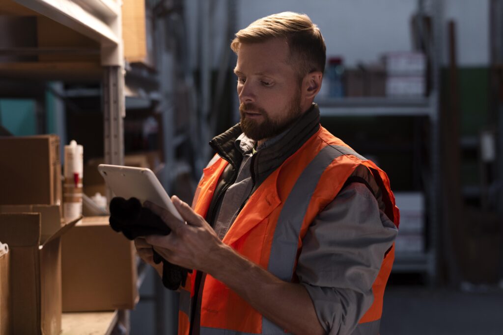 employee checking order routing